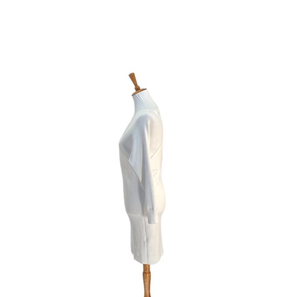 Akira Rib Sweater Dress Cream a size XL Minimalist Quiet Luxury Neutral Corpcore - Picture 10 of 13